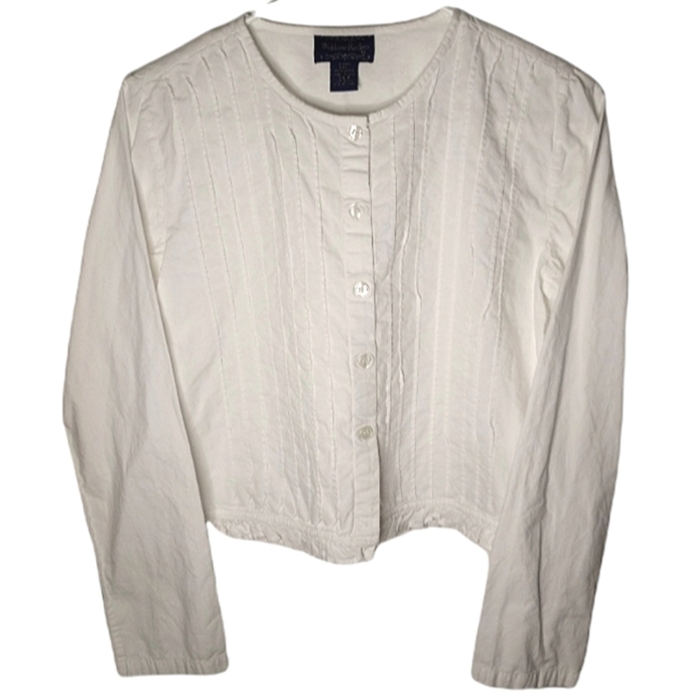 Willow Ridge White Button Up Top